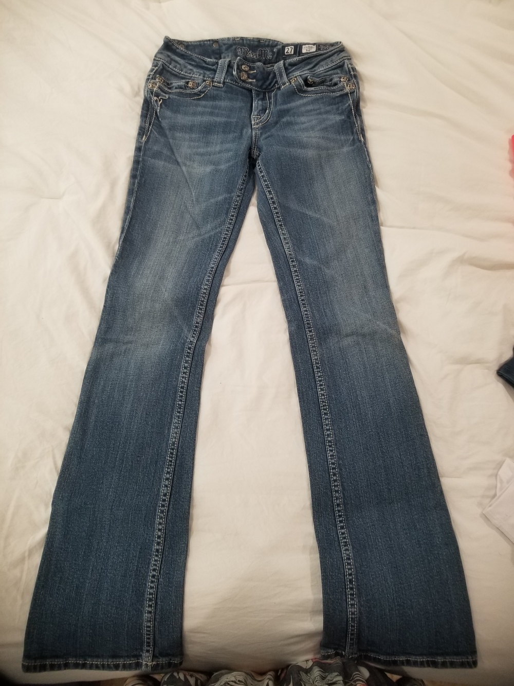 Miss Me Women's Blue Bootcut Jeans